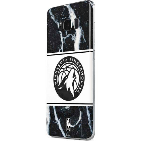 NBA Minnesota Timberwolves Marble Galaxy S8 Plus Skin